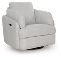 Alainmont Next-Gen Nuvella Swivel Power Recliner (Color: Stone)