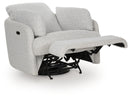 Alainmont Next-Gen Nuvella Swivel Power Recliner (Color: Stone)