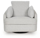 Alainmont Next-Gen Nuvella Swivel Power Recliner (Color: Stone)