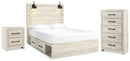 Cambeck Queen Storage Bed, Chest and Nightstand