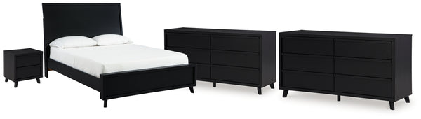 Danziar Queen Panel Bed, 2 Dressers and Nightstand