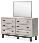 Vessalli King Panel Bed, Dresser, Mirror and 2 Nightstands