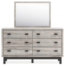 Vessalli King Panel Bed, Dresser, Mirror and 2 Nightstands