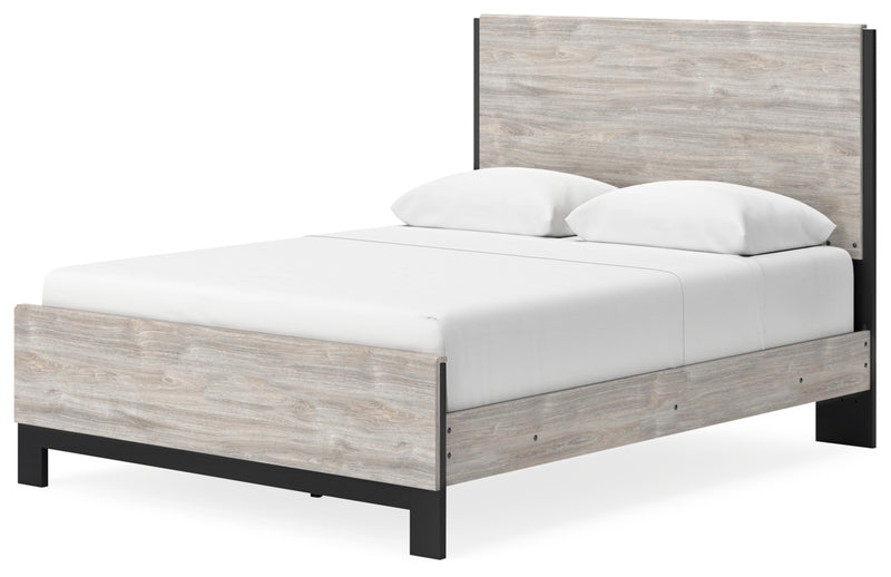 Vessalli Queen Panel Bed and Nightstand