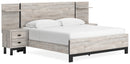Vessalli Queen Panel Bed with Extensions (Bed Size: King)