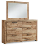 Hyanna Full Panel Storage Bed, Dresser and Mirror