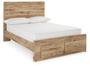 Hyanna Full Panel Storage Bed, Dresser and Mirror