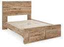 Hyanna Full Panel Storage Bed, Dresser and Mirror