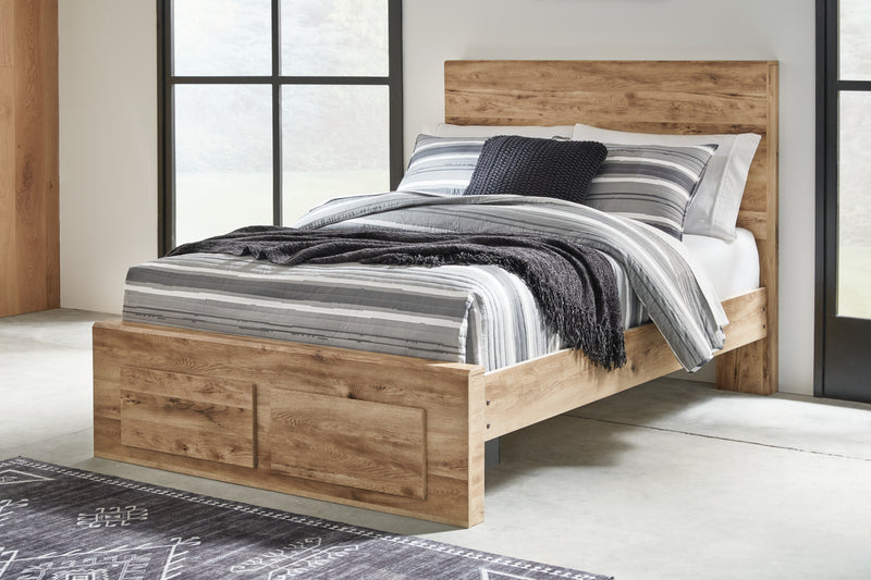 Hyanna Full Panel Storage Bed, Dresser and Mirror
