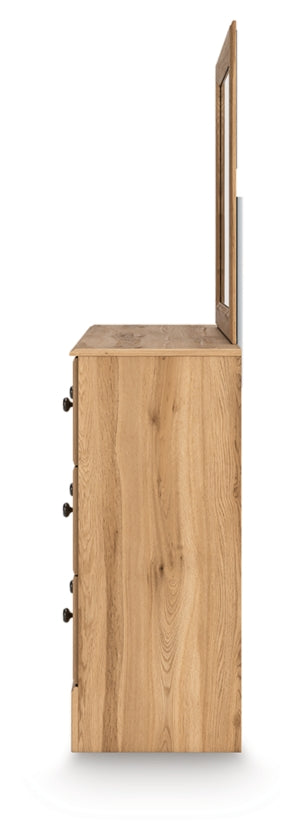 Aleaport Queen Panel Bed, Dresser, Mirror and Nightstand