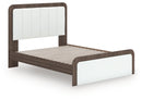 Kendanport Queen Upholstered Bed, Dresser, Mirror and Nightstand