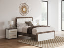 Kendanport Queen Upholstered Bed, Dresser, Mirror and Nightstand