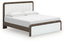 Kendanport King Upholstered Bed, Dresser and Nightstand