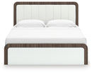 Kendanport King Upholstered Bed, Dresser and Nightstand
