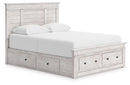 Makidern Queen Panel Storage Bed