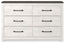 Gerridan Queen Panel Bed, Dresser, Mirror, and 2 Nightstands