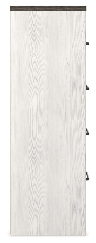 Gerridan King Panel Bed, Dresser, Mirror, Chest, and Nightstand