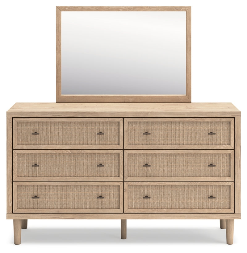 Cielden Full Panel Bed, Dresser and Mirror