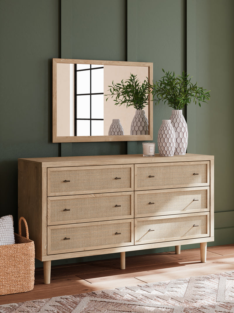 Cielden Queen Panel Bed, Dresser, Mirror and Nightstand