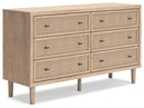 Cielden King Panel Bed, Dresser and Nightstand