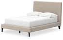 Cielden Full Upholstered Bed with Roll Slats