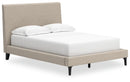 Cielden Queen Upholstered Bed with Roll Slats (Bed Size: Full)