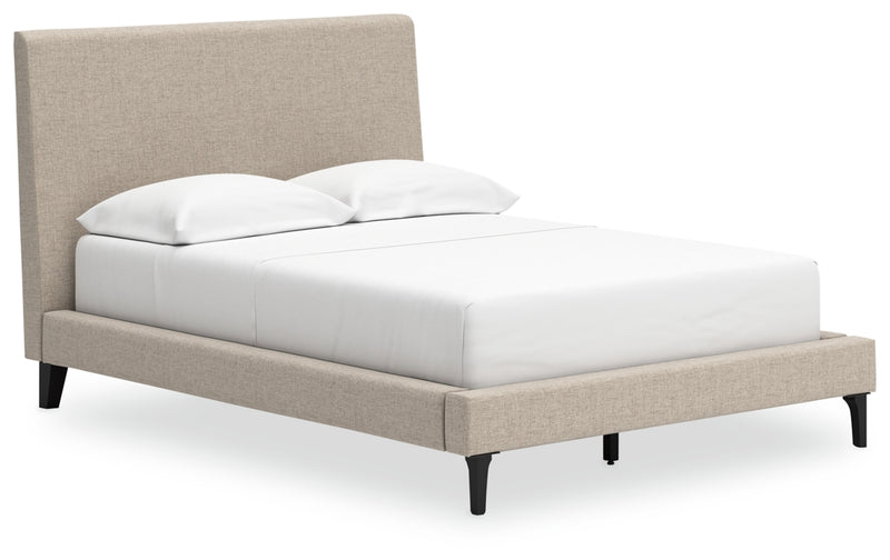 Cielden Full Upholstered Bed with Roll Slats