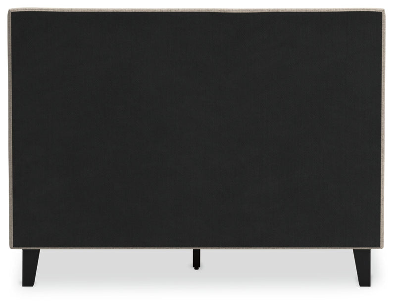 Cielden Full Upholstered Bed with Roll Slats