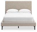 Cielden Full Upholstered Bed with Roll Slats