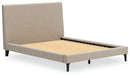 Cielden Queen Upholstered Bed with Roll Slats (Bed Size: Queen)
