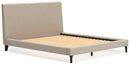 Cielden California King Upholstered Bed with Roll Slats
