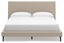 Cielden California King Upholstered Bed with Roll Slats