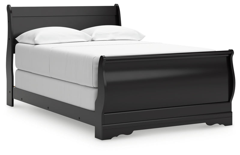Huey Vineyard Queen Sleigh Bed (Bed Size: Full)