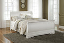 Anarasia Queen Sleigh Bed and Dresser