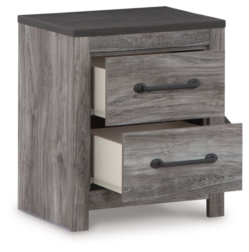 Bronyan King Panel Bed, Dresser, Mirror and Nightstand