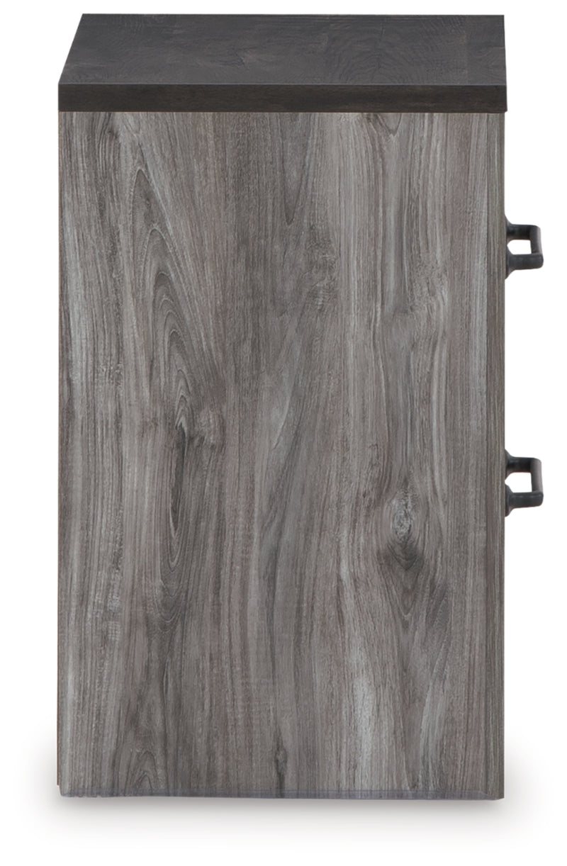 Bronyan King Panel Bed, Dresser, Mirror and Nightstand