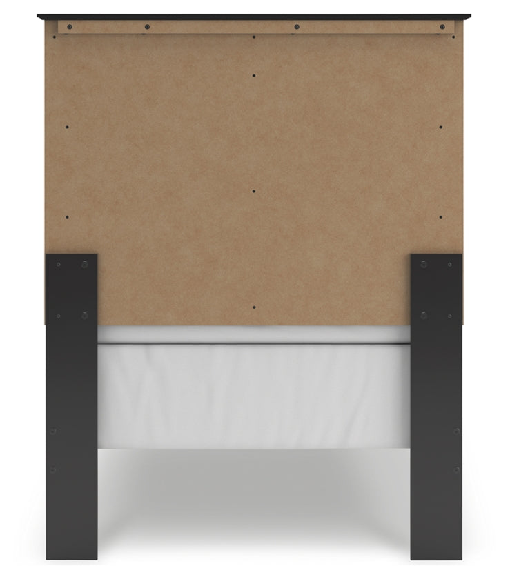 Maribel Twin Panel Bed, Dresser and Mirror