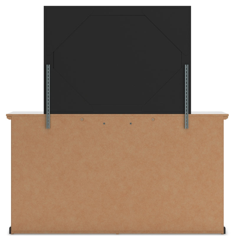 Maribel Full Panel Bed, Dresser, Mirror and Nightstand