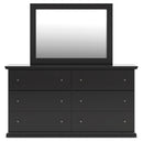 Maribel Twin Panel Bed, Dresser, Mirror and Nightstand