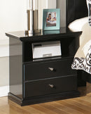 Maribel Queen Panel Bed with Dresser, Mirror and Nightstand