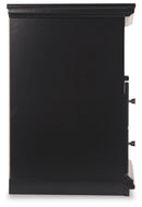 Maribel Full Panel Bed with Dresser, Mirror and 2 Nightstands