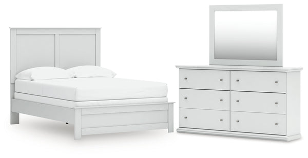 Bostwick Shoals Full Panel Bed, Dresser and Mirror