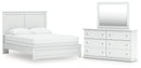 Bostwick Shoals Queen Panel Bed, Dresser and Mirror
