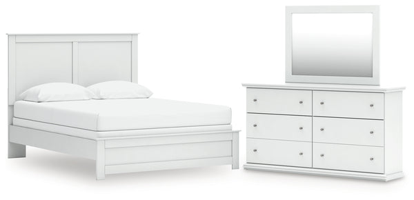 Bostwick Shoals Queen Panel Bed, Dresser and Mirror