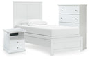 Bostwick Shoals Twin Panel Bed, Chest and Nightstand