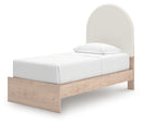 Arloster Twin Upholstered Panel Bed