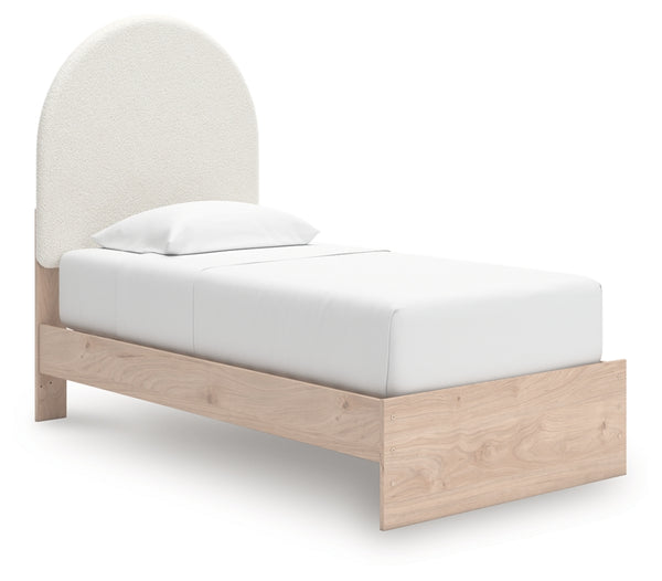 Arloster Twin Upholstered Panel Bed