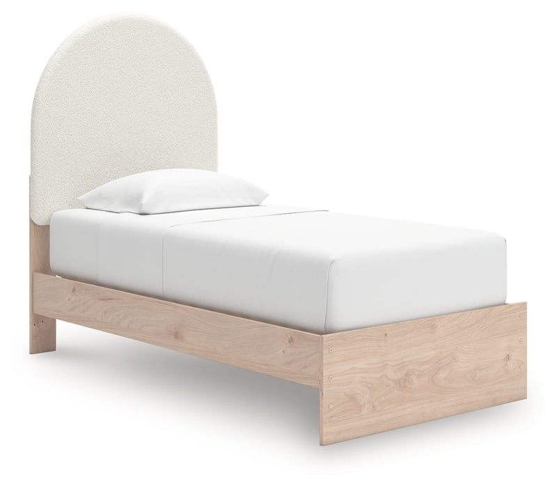 Arloster Twin Upholstered Panel Bed