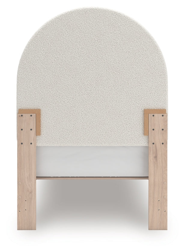 Arloster Twin Upholstered Panel Bed