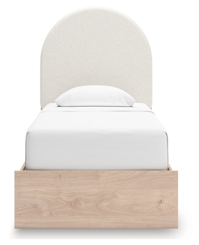 Arloster Twin Upholstered Panel Bed